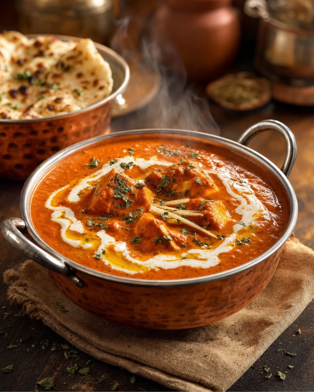 Paneer lababdar served at an Indian restaurant in Brampton